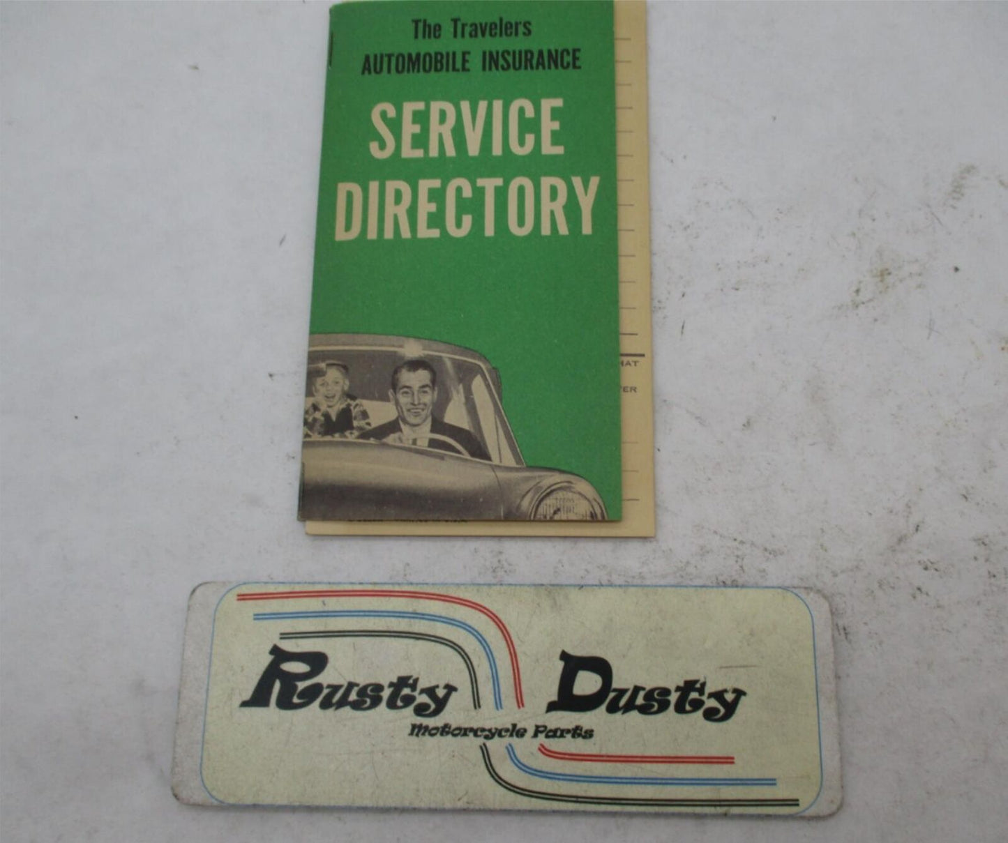 The Travelers Insurance Automobile Service Directory Book Vintage
