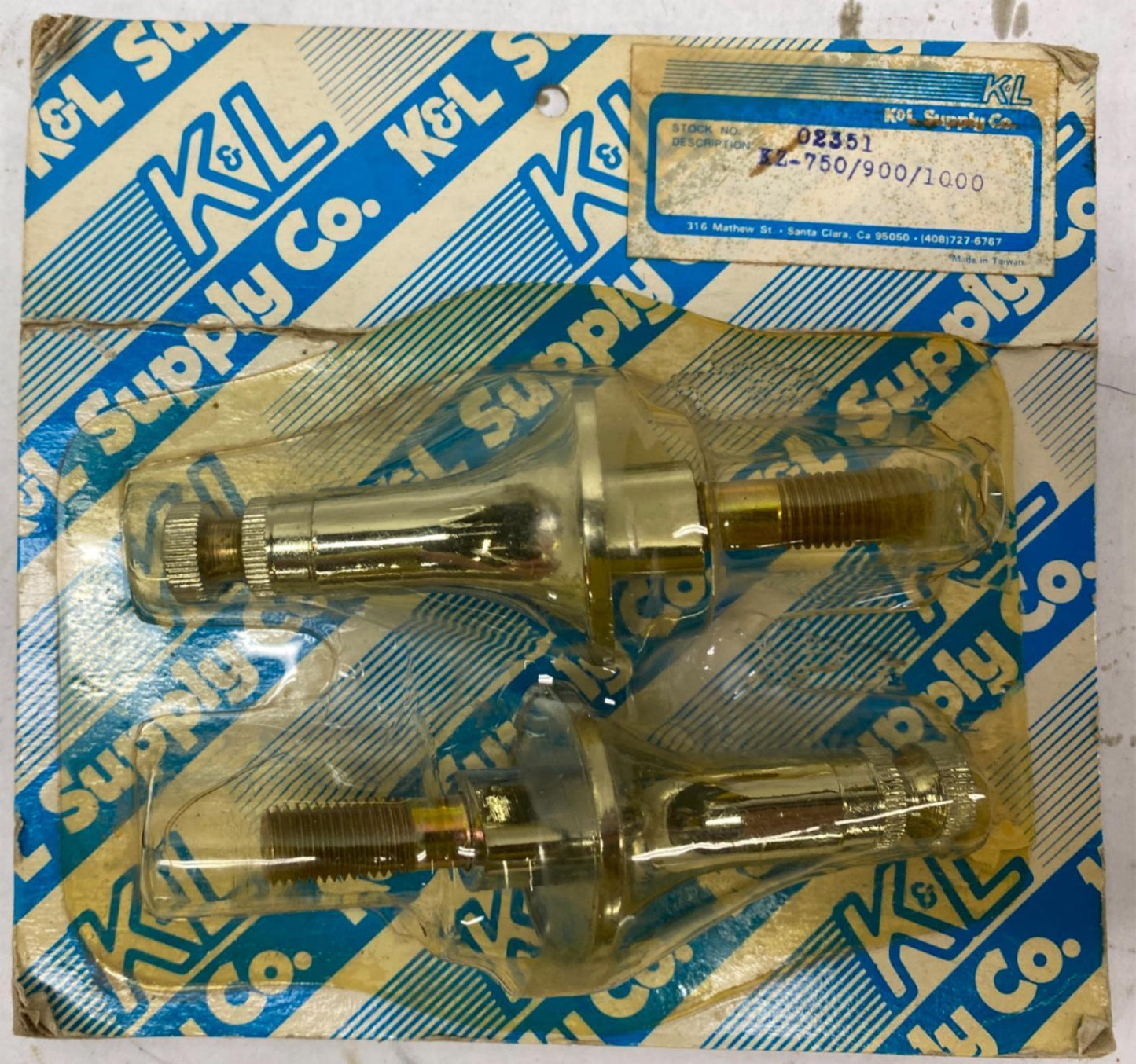 K&L Motorcycle Sliders Chrome 02351 KZ 750/900/1000