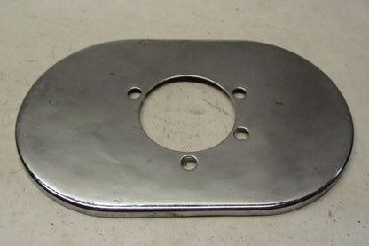 Harley Davidson Chrome Oval Bendix Carb Backing Plate