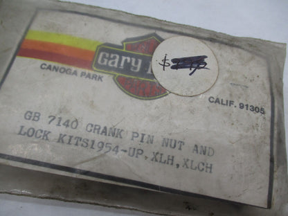 Harley Davidson Gary Bang Crank Pin Nut and Lock Kit 1954-UP XLH XLCH 23967-79