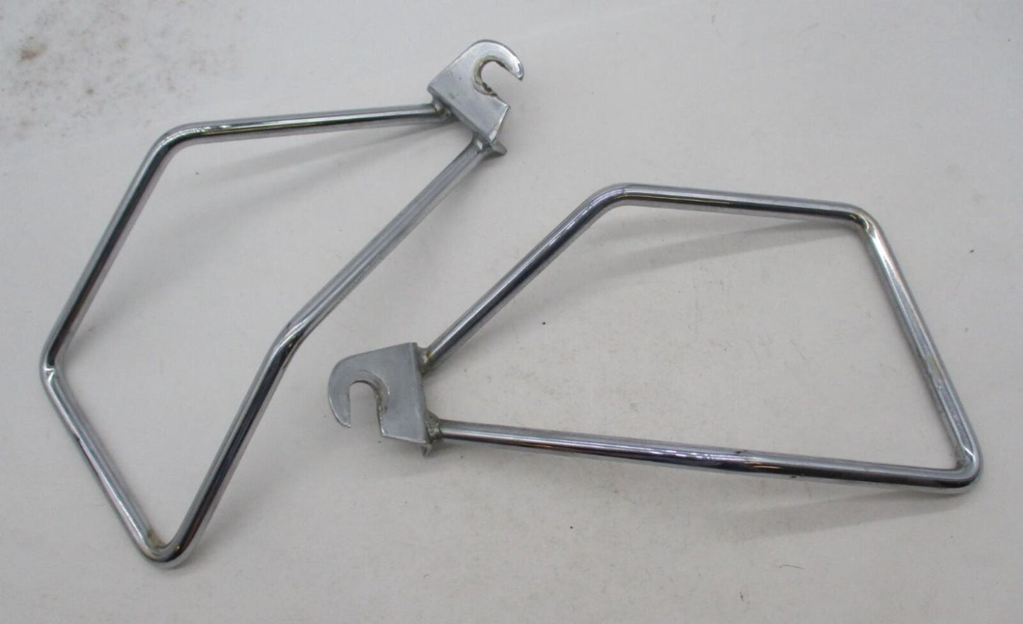 Pair of Harley Davidson Genuine Chrome Soft Saddle Bag Supports