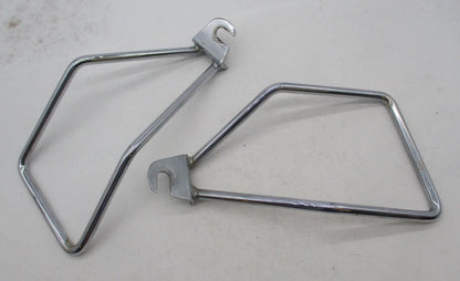 Pair of Harley Davidson Genuine Chrome Soft Saddle Bag Supports