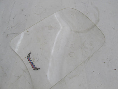 Clear Mini Universal Motorcycle Slip streamer Wind Screen Windshield 10x14