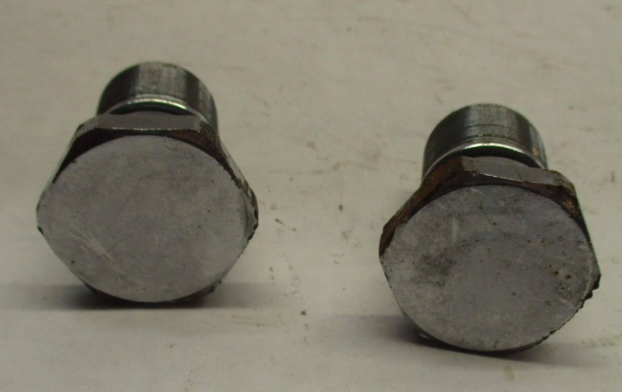 Harley Davidson Chrome Front Fork Top Caps Nuts