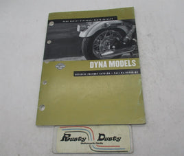 Harley Davidson Official Factory 2002 Dyna Parts Catalog 99439-02