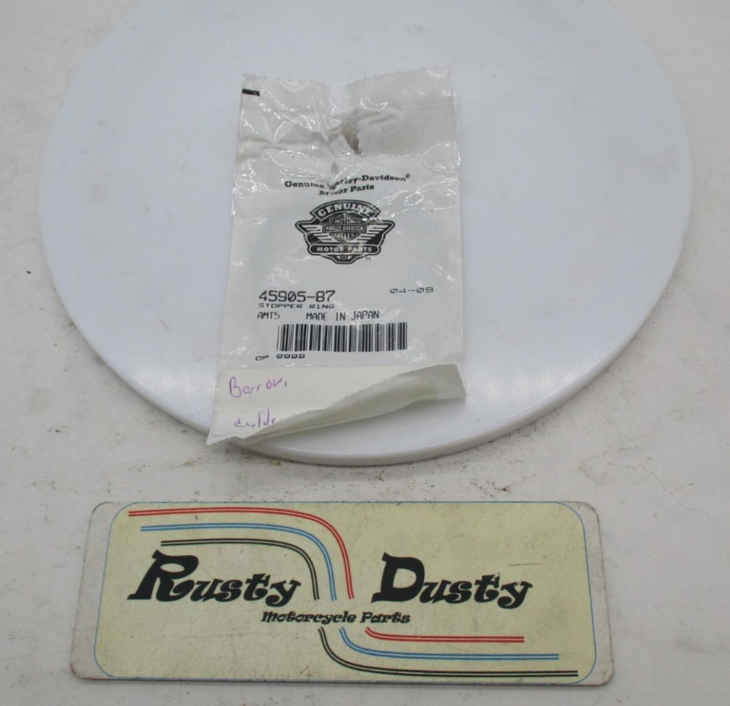 Lot of 3 Harley-Davidson Genuine NOS Stopper Retaining Rings 45905-87