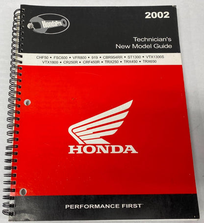 Honda 2002 Technicians New Model Guide