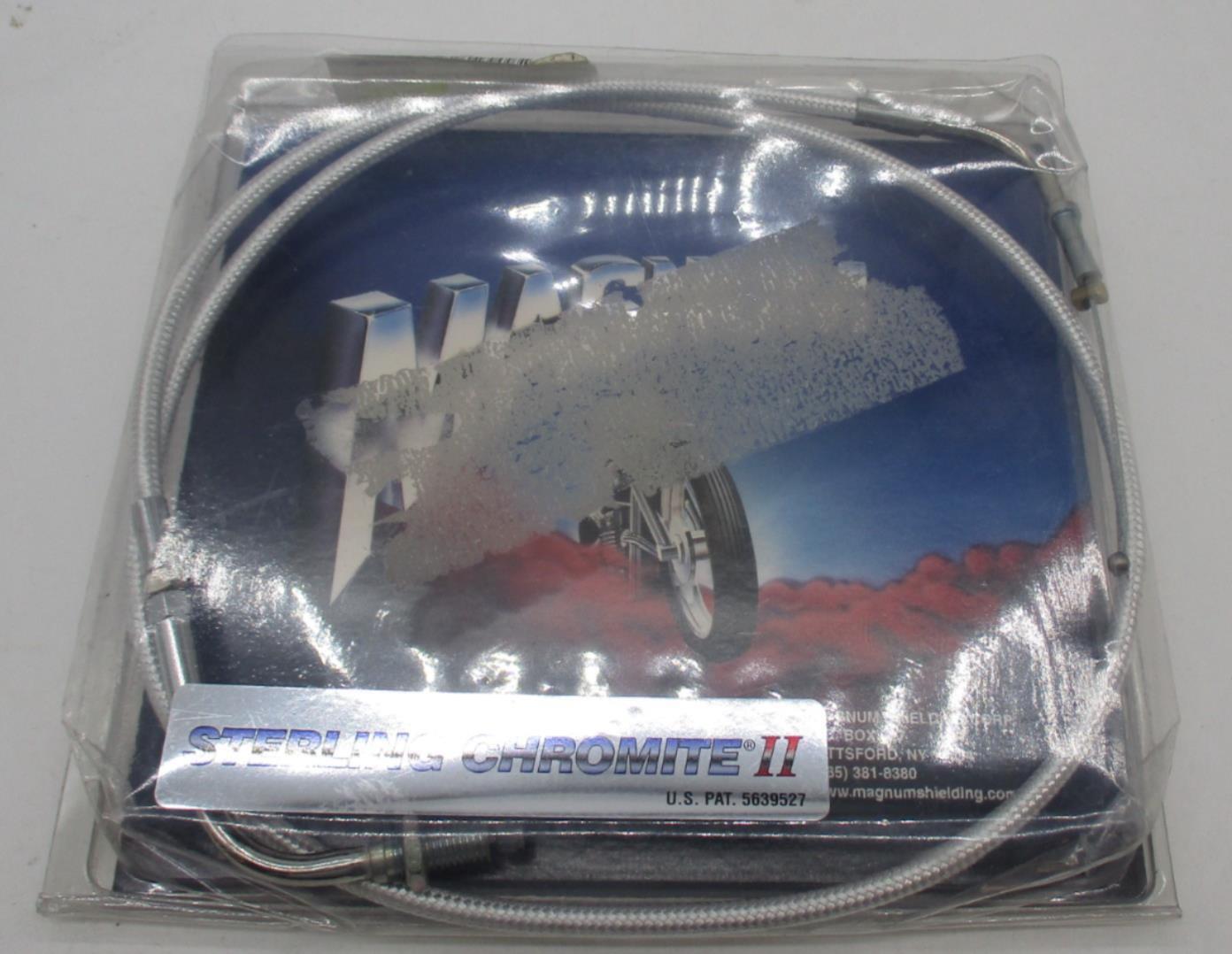 Magnum Sterling Chromite II Braided Idle Cable Kawasaki Vulcan 900 0651-0489