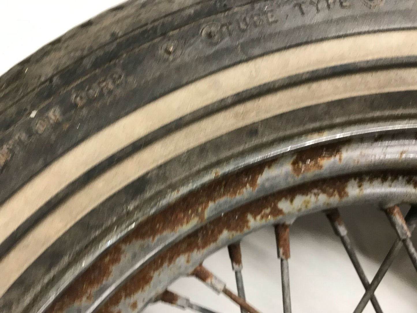16" Front Harley Shovelhead Chopper Spoke Wheel & Tire