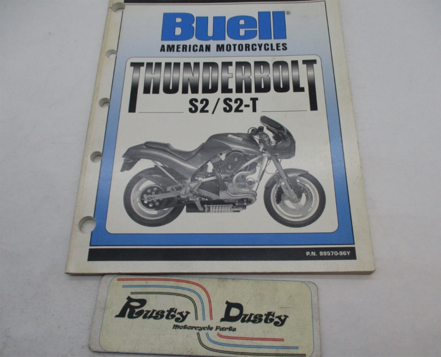 Harley Buell Official Factory 1995-1996 Thunderbolt Parts Catalog 99570-96Y
