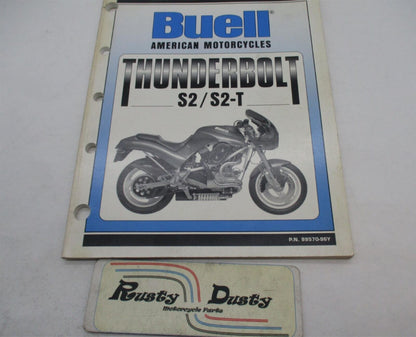 Harley Buell Official Factory 1995-1996 Thunderbolt Parts Catalog 99570-96Y