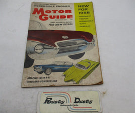 Vintage Motor Guide September 1957 Car Magazine