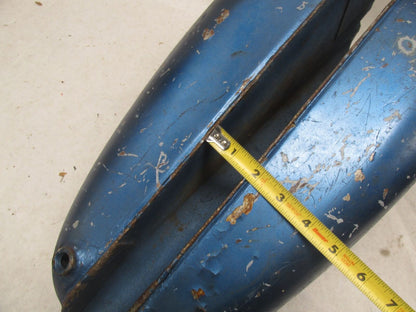 Vintage Motorcycle AHRMA Blue Gas Fuel Tank Unknown Model Esso Jawa CZ