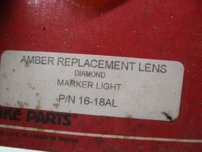 Show Chrome Diamond Amber Replacement Marker Light Lens 16-18AL