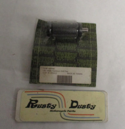 Lowbrow Customs Harley Chopper Black Aluminum Shift Peg 006480