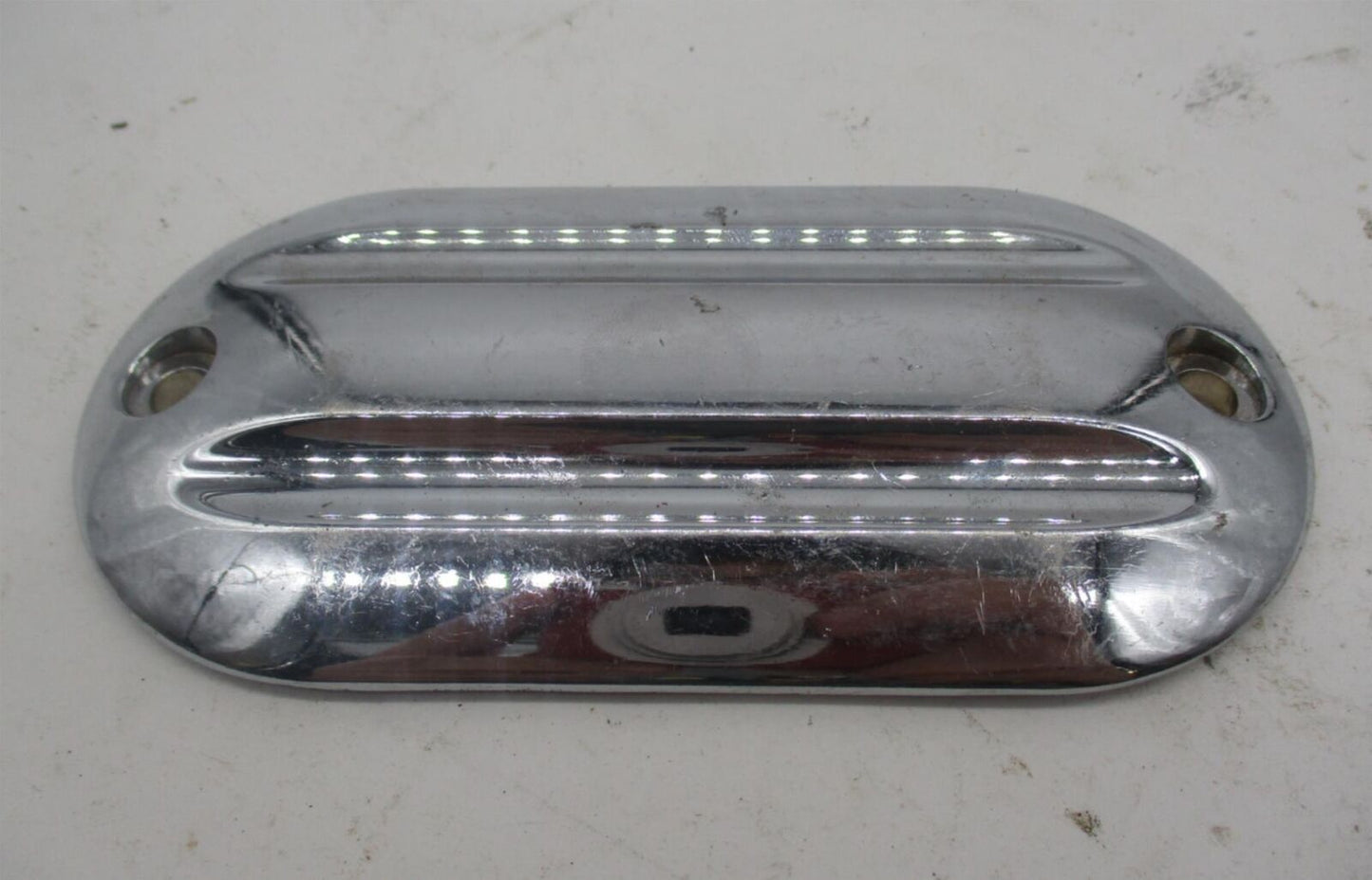 Harley Davidson Chrome Grooved Outer Primary Inspection Cover