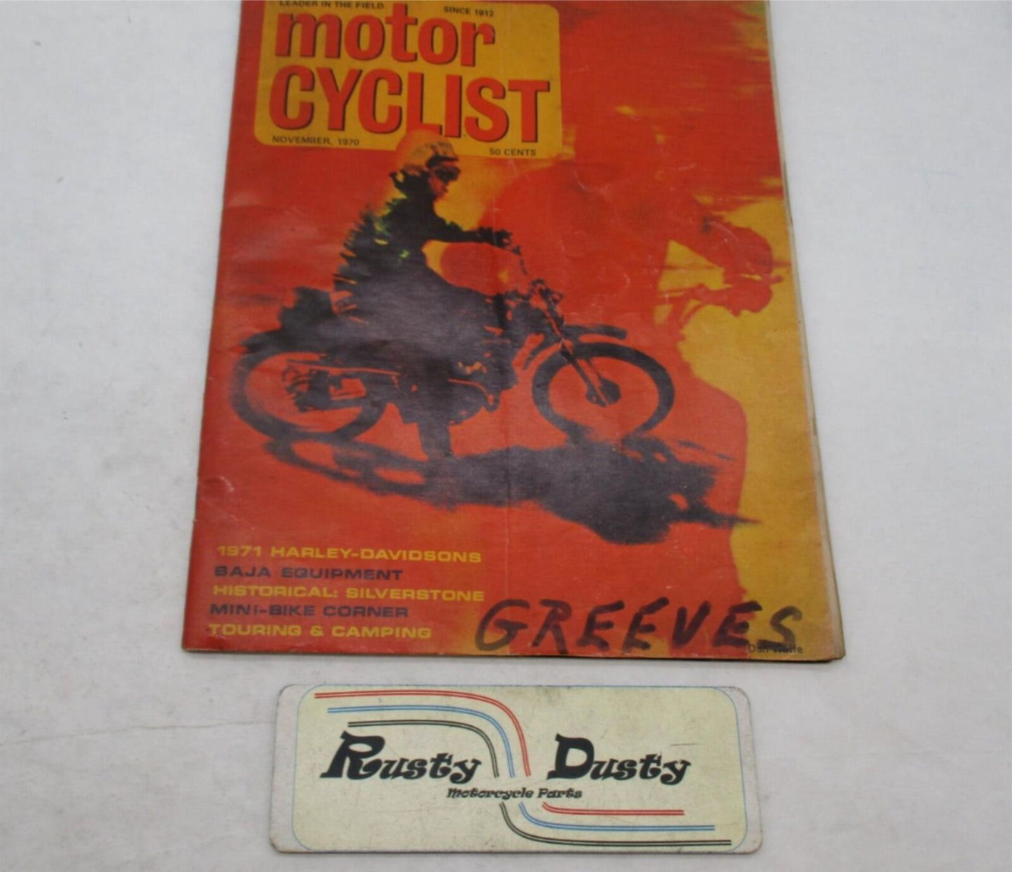 Motor Cyclist Magazine Greeves November 1970