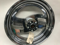 Revtech Custom 2 Spoke Blade Aluminum Billet Harley Mag Wheel Drag 18 x 4.25"