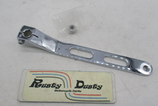 Harley Chrome Slotted E-Z SHIFT Rear Only Heal Lever Softail & Dressers EZS-2