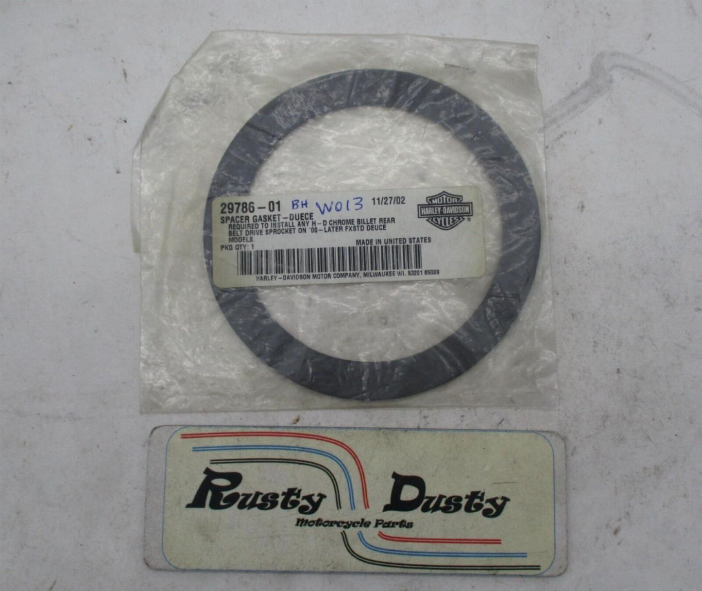 Harley Davidson Genuine NOS Softail Duece Spacer Gasket 29786-01