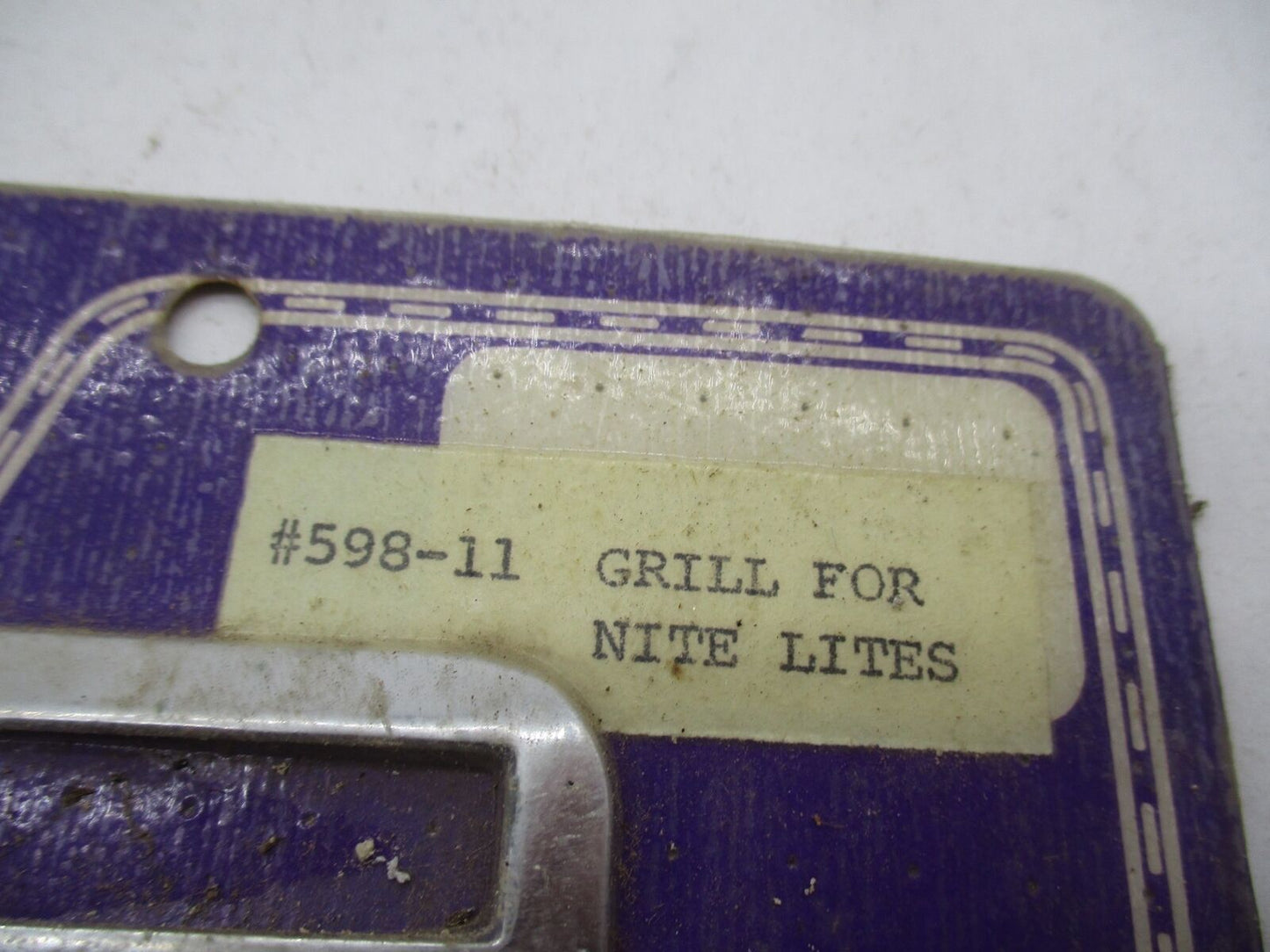 MC Enterprises Vintage Motorcycle Harley NOS Chrome Grill for Nite Lites 598-11