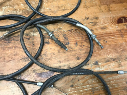 LOT (6) Honda 250 XR XR250R XR250-R Used Cables Throttle Clutch 1986 -1991