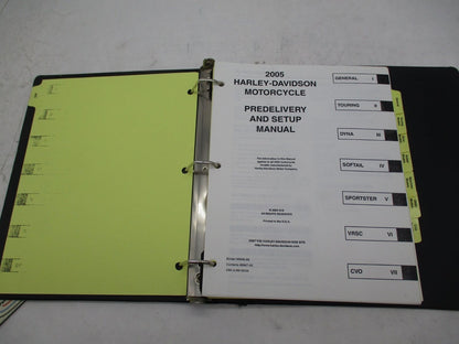 Harley Davidson Factory 2005 Pre Delivery & Set Up Manual Instructions 99947-05