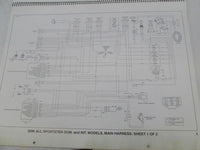 Harley Davidson Official Factory Genuine 2006 Wiring Diagrams 99949-06