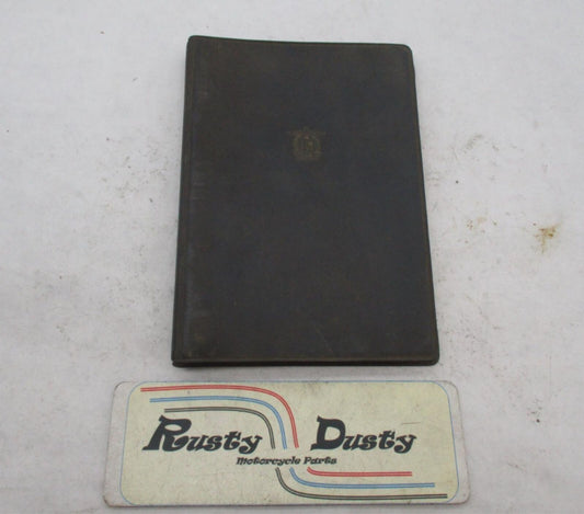 Vintage FIM 1965 Motorcycle Competition Technical Rules for Moto-Cross Book