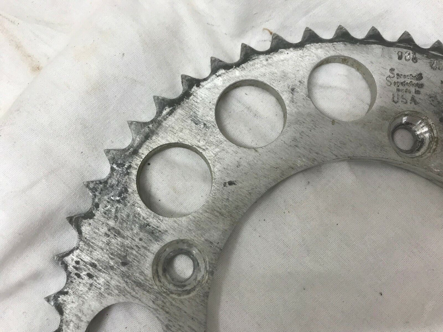 SS981-47 KTM Rear Sprocket Specialists Aluminum Sprocket  Used Pre Owned