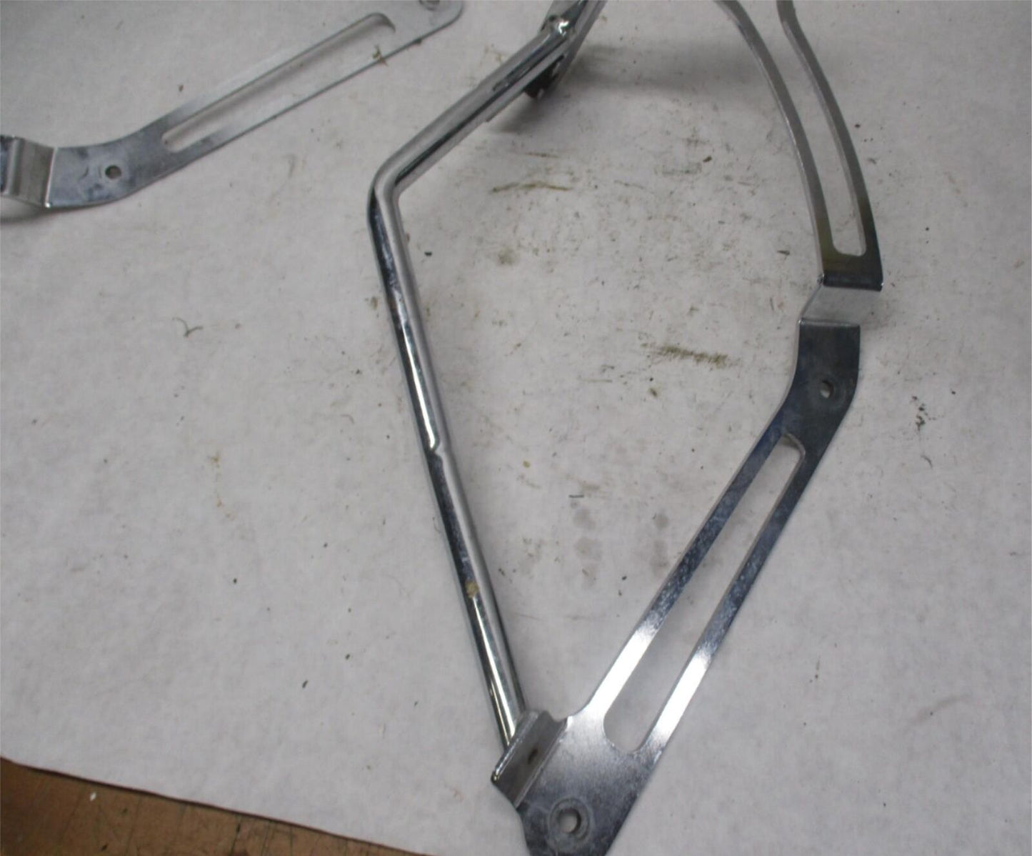 Harley Davidson Chrome Fender Strut Saddlebag Mounting Brackets