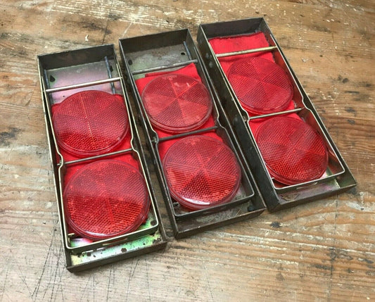 DO RAY Set of 3 Vintage DO-RAY Flip Up Flares No. 995 Do Ray Lamp Company VTG