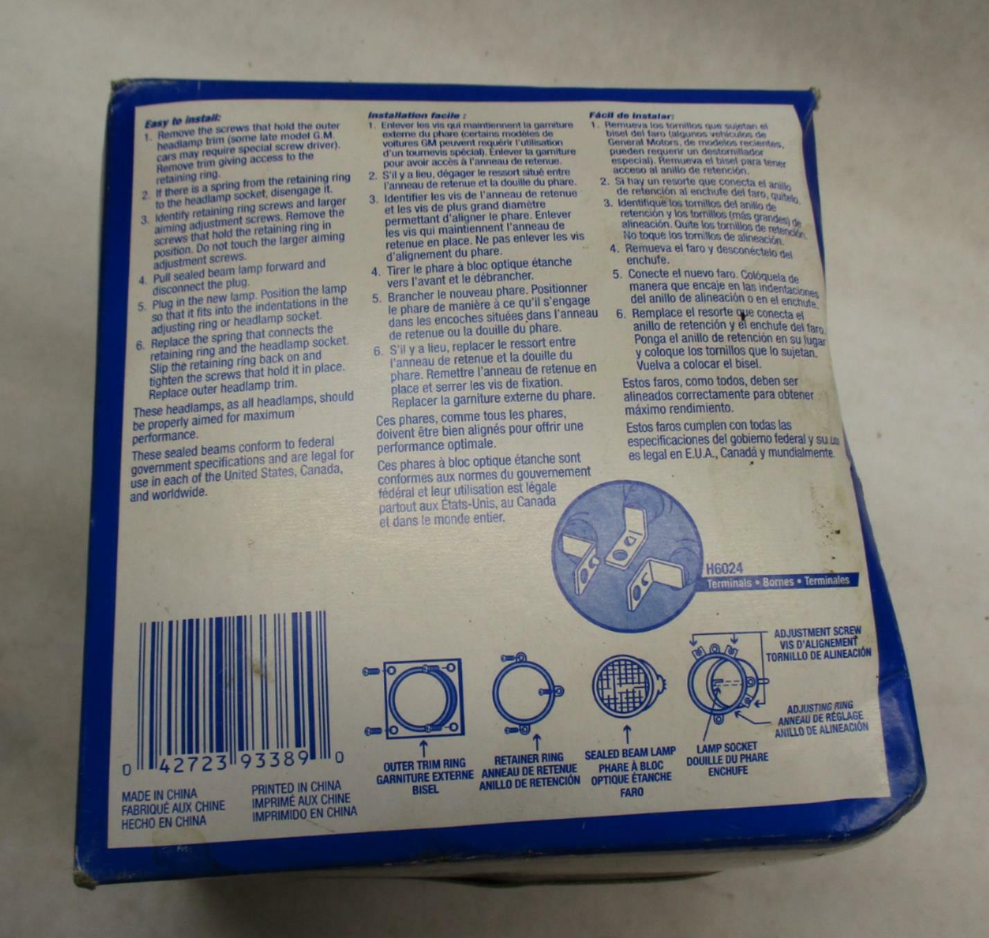 Napa H6024 Halogen Sealed Beam Light Bulb