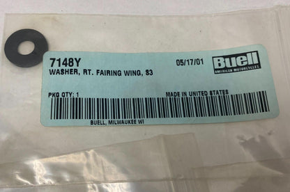 Harley Davidson Buell Genuine Lot (5) S3 Fairing Wing Washer 7148Y