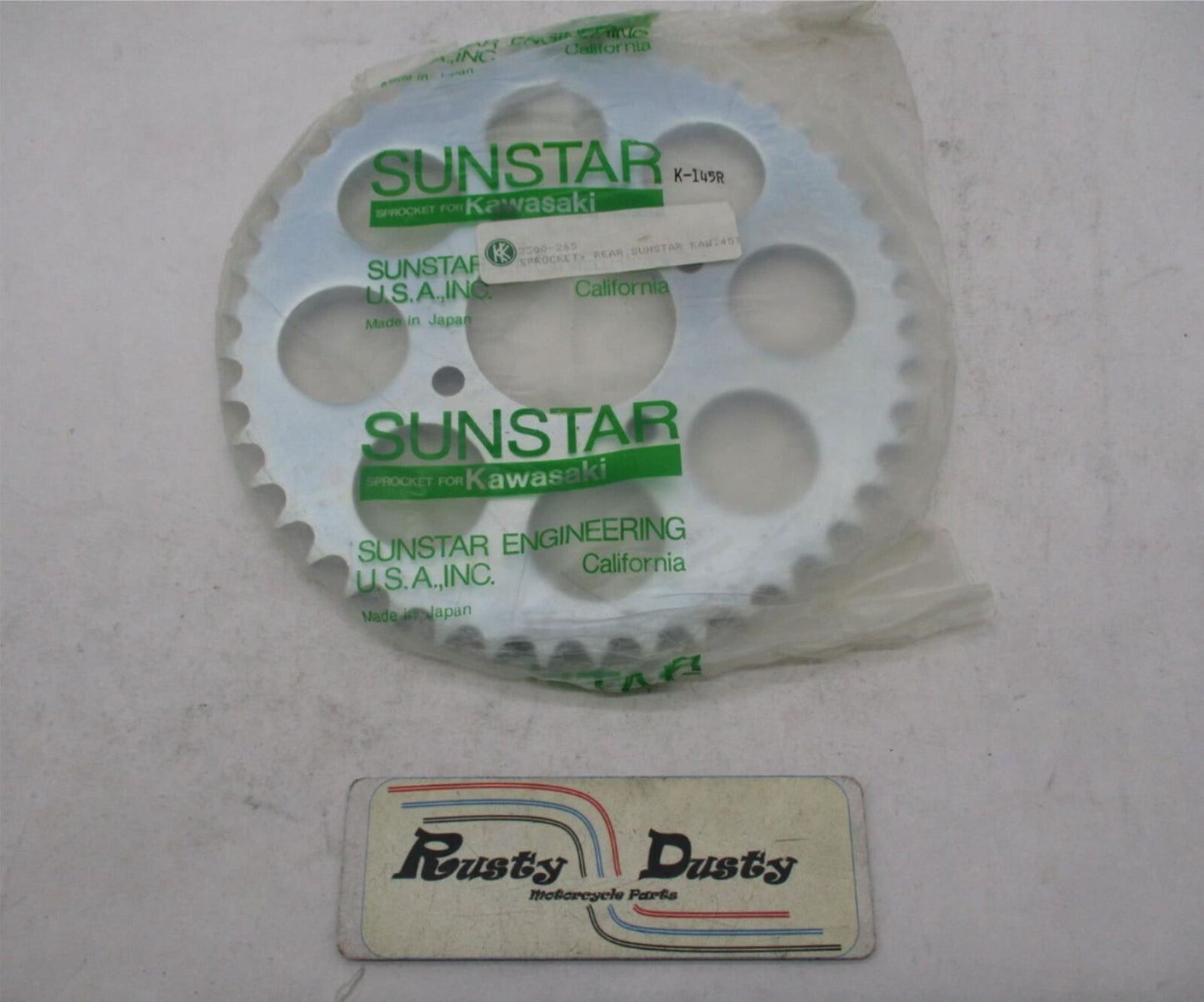 SunStar NOS Kawasaki Rear 45T Tooth Sprocket 2500-265 K-145R
