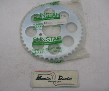 SunStar NOS Kawasaki Rear 45T Tooth Sprocket 2500-265 K-145R