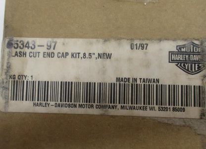Harley-Davidson Genuine NOS 8.5" Slash Cut End Cap 65343-97