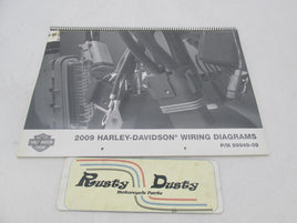 Harley Davidson Official Factory Genuine 2009 Wiring Diagrams 99949-09