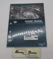 Harley Davidson Official Factory 2008 FXDSE2 Model Parts Catalog 99430-08