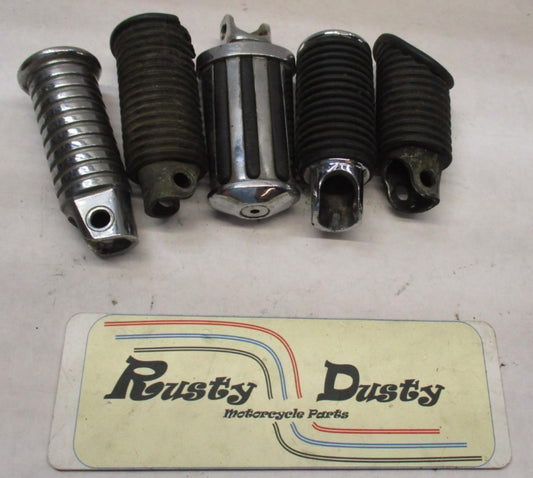 Mixed Lot of Harley Davidson Female End Foot Pegs rests Highway Pegs