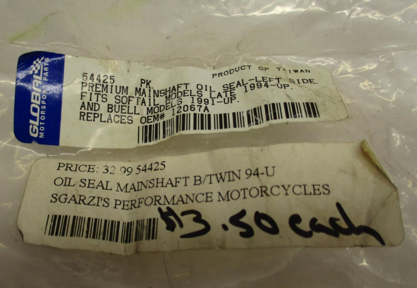 Lot of (9) Custom Chrome Harley Davidson Mainshaft Oil Seal 54425