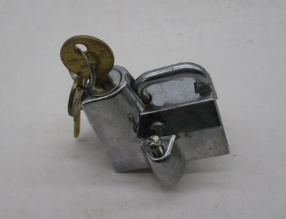 Universal Motorcycle Kuryakyn Helmet Lock with Keys 4232 Harley Honda Cruisers