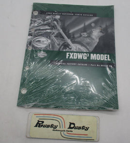 Harley Davidson Official 2002 FXDWG3 Model Parts Manual Book 99430-02
