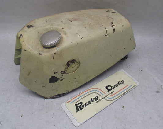 Vintage Enduro Scrambler Motorcycle Plastic Gas Fuel Tank w/ Karkoma Petcocks CZ