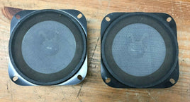 Harley J&M corporation Touring 4" speakers tweeters mounts grills 4 ohms