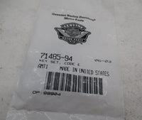 Harley Davidson Genuine NOS Ignition Lock Key Set 71485-94 Code E