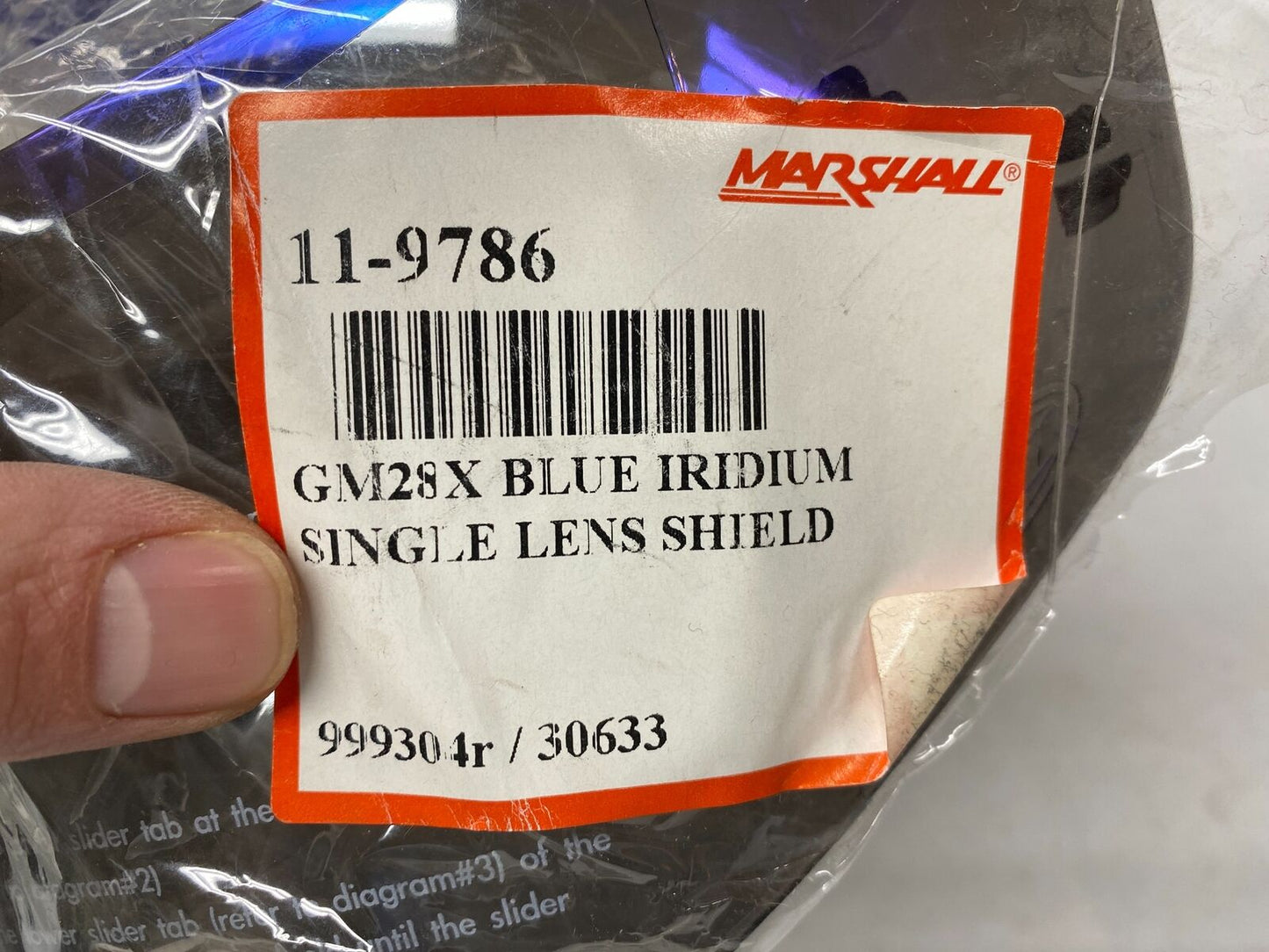 G-Max Helmet Lens Shield Visor Blue Iridium 11-9786 GM28X
