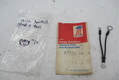 Harley Davidson Genuine NOS Speedo / Tach Ground Wire 67324-76