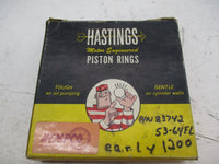 Harley Davidson NOS Hastings 1953-1964 FL Piston Rings 0.030 Set 8-5193