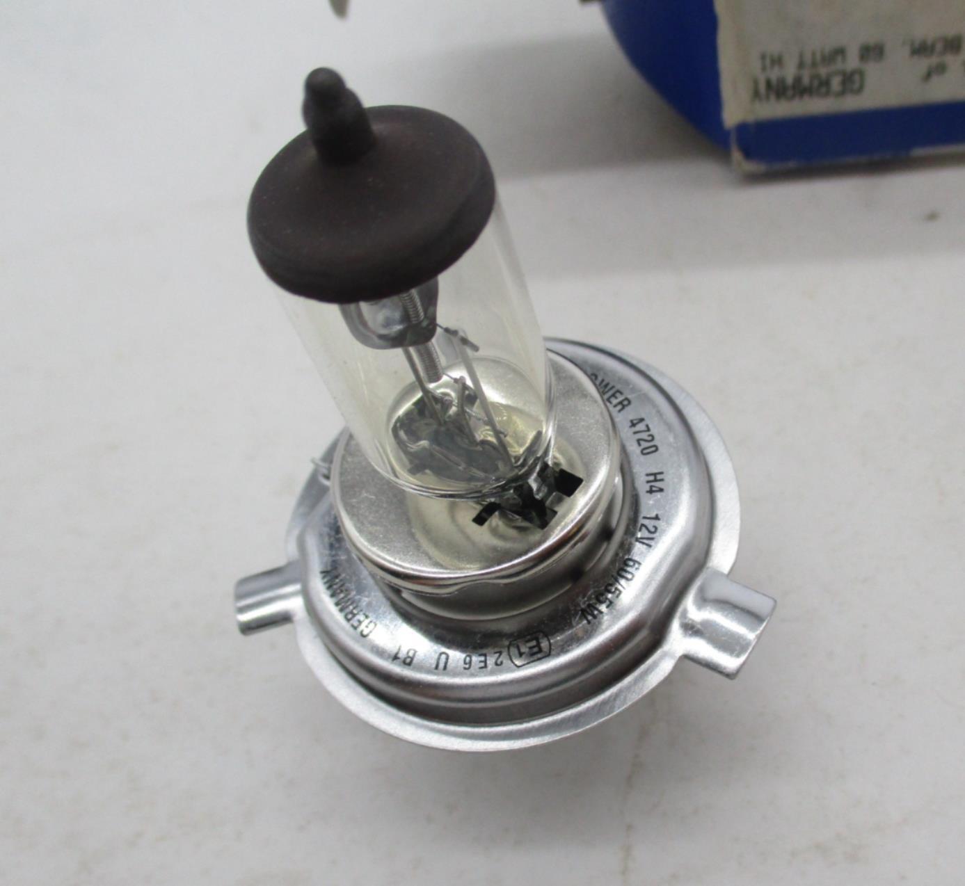 Motorcycle Candle Power Headlight Bulb 60W H4 12527 55 / 60 watt